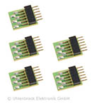 085-71641 - 6-poliger Stecker NEM 651 (5 Stück)